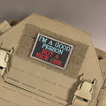 I'm A Good Person, Not A Nice One Funny Morale Patch, 2x3" | Made in USA | VELCRO® Brand Hook Backing
