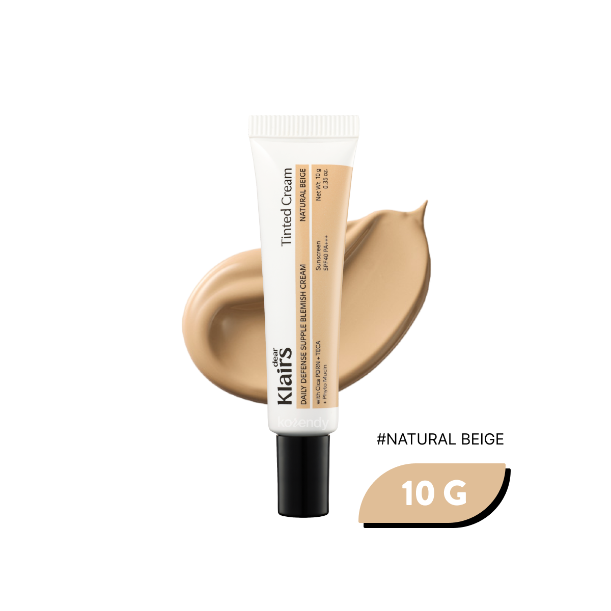 Klairs Daily Defense Supple Blemish Cream SPF40 Natural Beige 10g