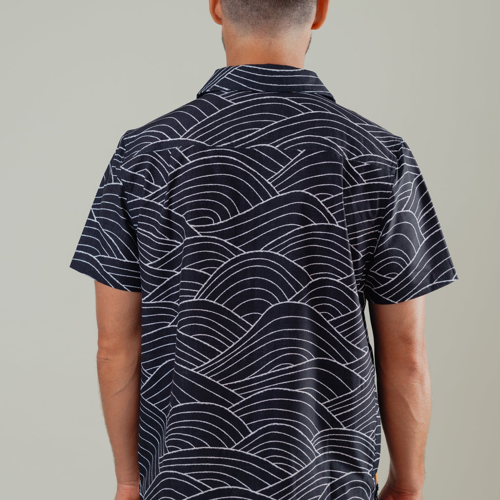OLEU UV QUICK-DRY BOARDSHIRT - STORM CARBON
