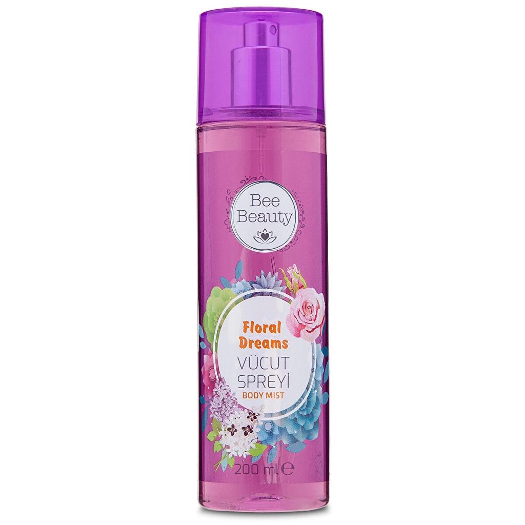 Bee Beauty Floral Dreams Body Spray with Refreshing Scent 200 ml