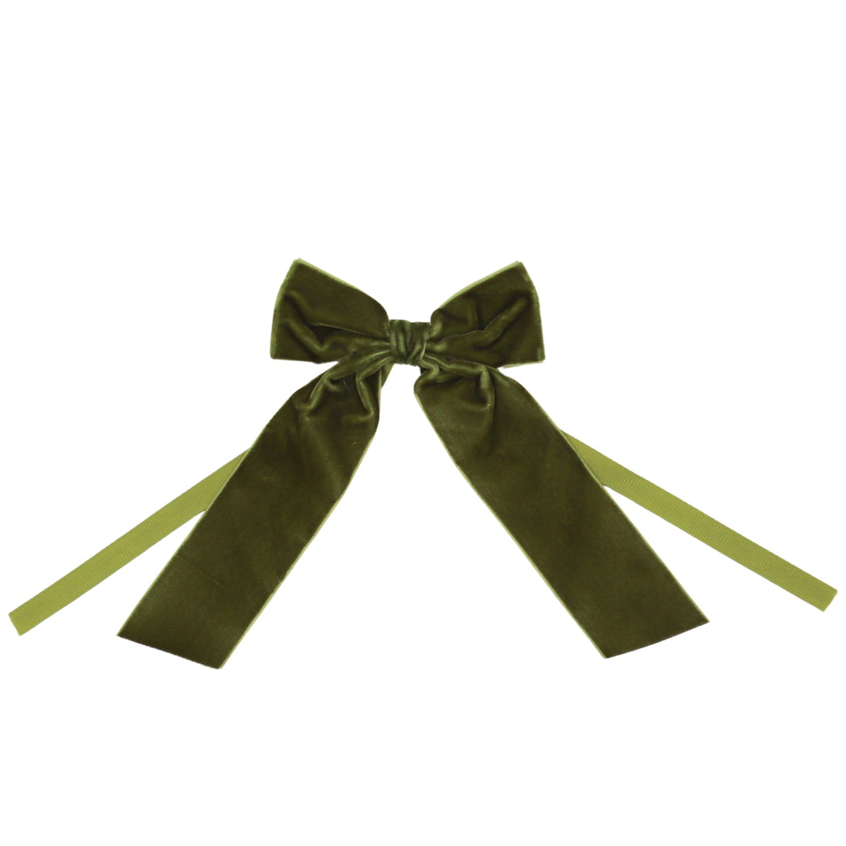 Large Forest Green Velvet Napkin Bow Ties – Set of 6