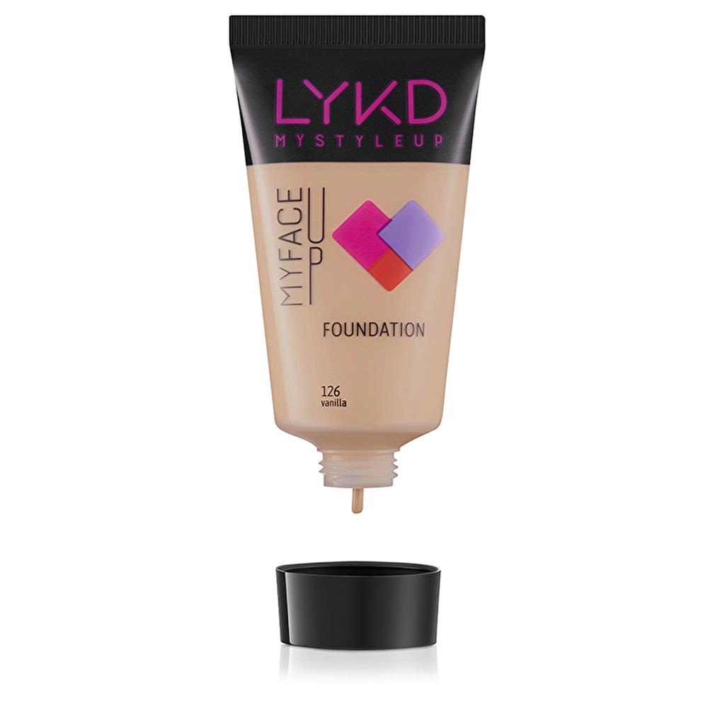 LYKD Foundation 126 Vanilla Smooth Coverage 30ml