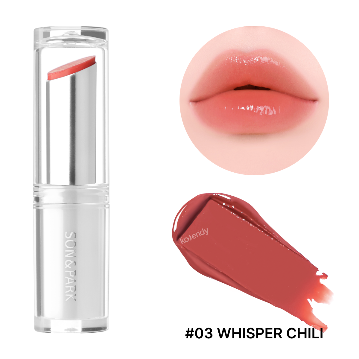 Son & Park Melting Glow Lip Balm Whisper Chili 3.2g