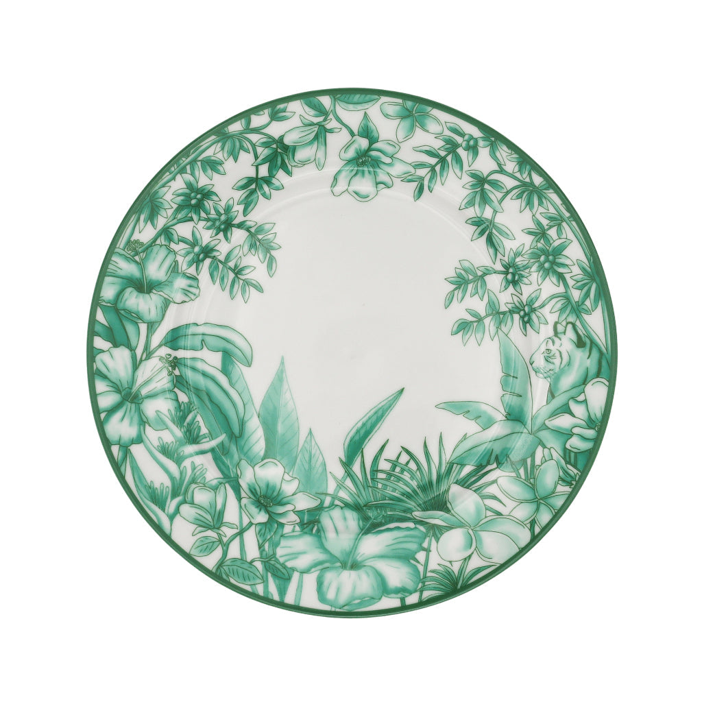 Monsoon Verdant Porcelain Starter Plates – Case of 12 (+3 Bonus Plates)