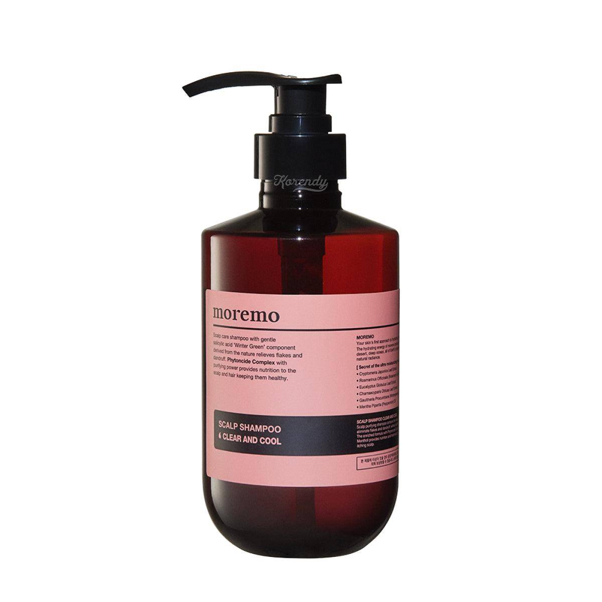 Moremo Scalp Shampoo Clear & Cool Nourishing Menthol 500ml