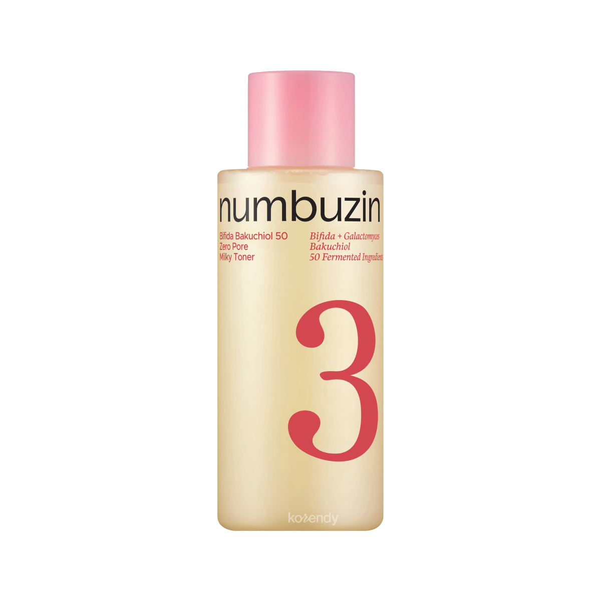 Numbuzin No.3 Bifida Bakuchiol 50 Zero Pore Milky Toner 200ml