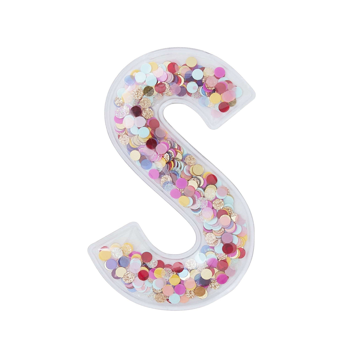 Confetti Letter Stickers - Adhesive Patches