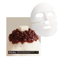 Podl Red Bean Panthenol Coolfit Gelfting Mask Lifting Effect 4 Pack