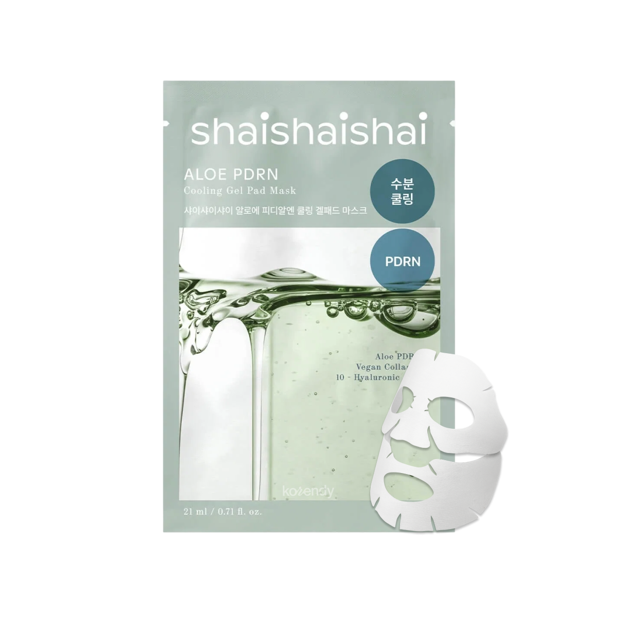 Shaishaishai Aloe PDRN Cooling Gel Pad Mask Hydrating Sheet 21ml