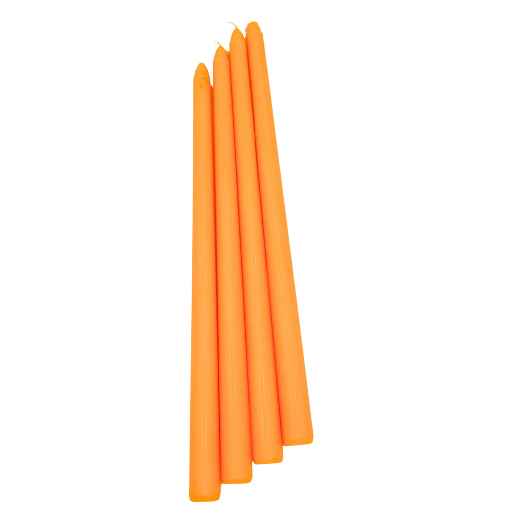 Mustard Spice Extra Tall Taper Candles – 24 Candles