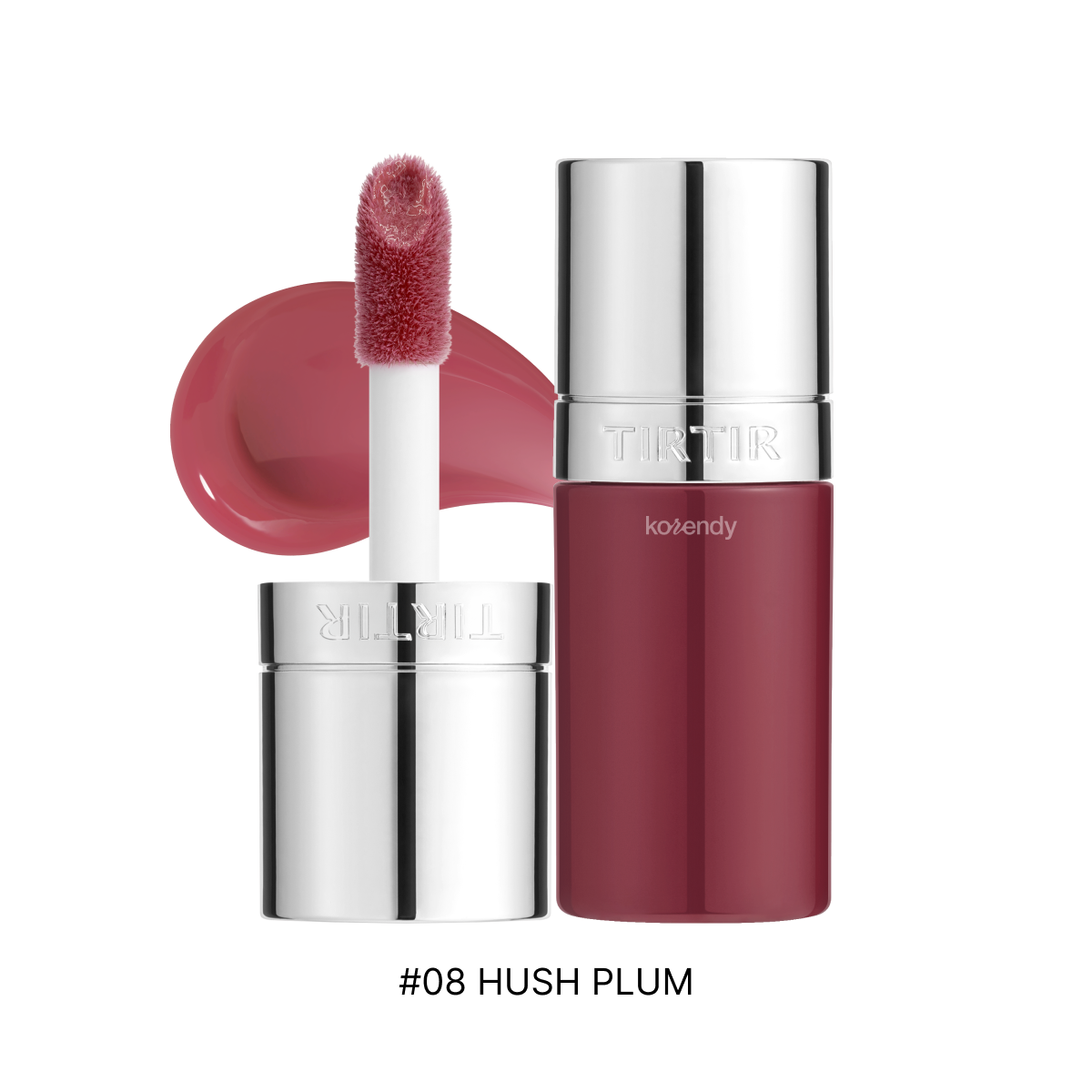 TIRTIR Glow Pop Tinted Lip Oil Glass Shine 08 Hush Plum 4.3g