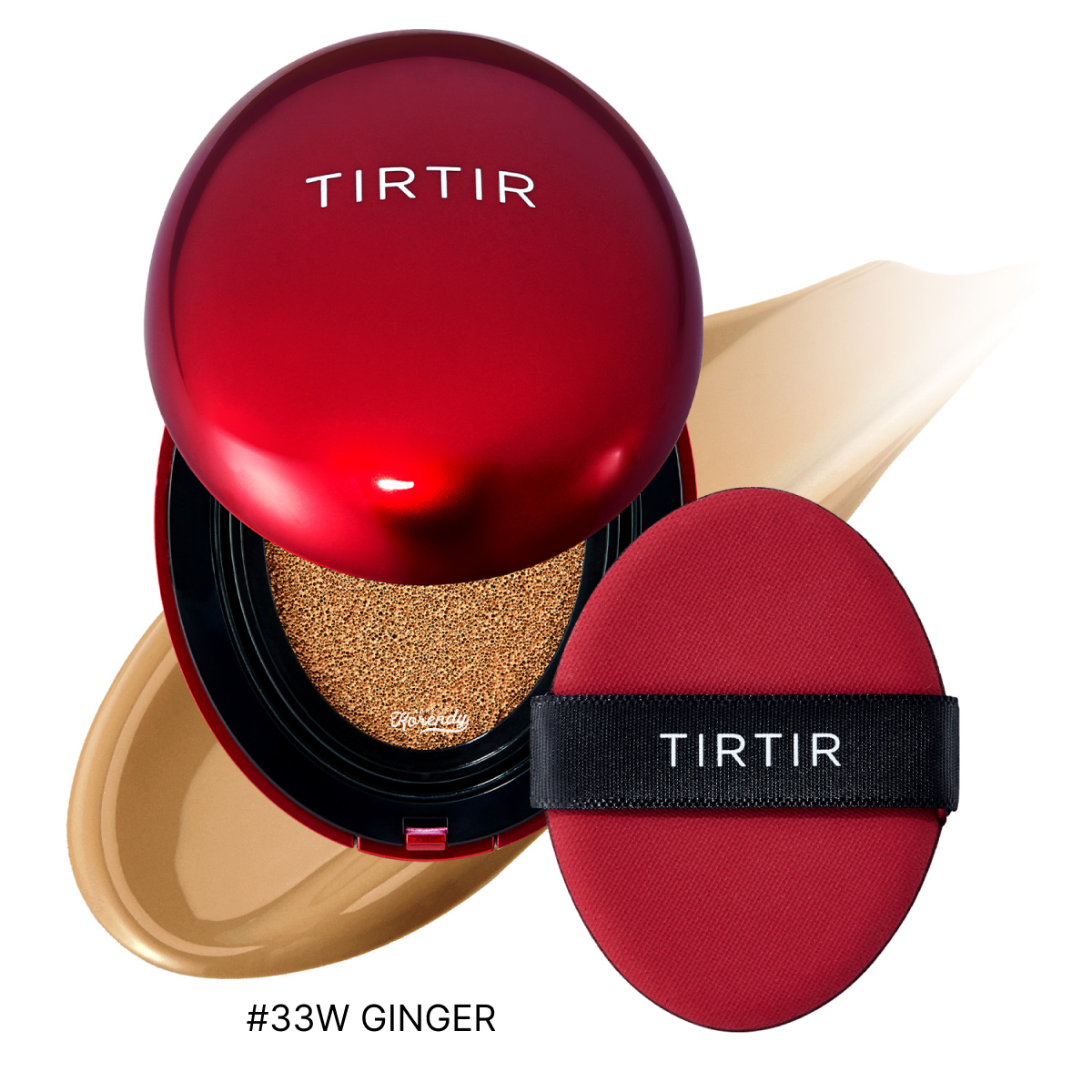 TIRTIR Mask Fit RED Cushion Long-Wear Satin Foundation 18g 33W Ginger