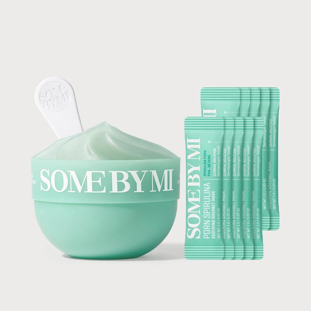 Some By Mi PDRN Spirulina Sherbet Facial Mask 1g x 10 pcs