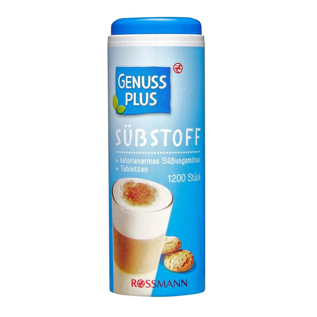 Genuss Plus Sweetener Tablets Low Calorie Sugar Substitute 1200 Count