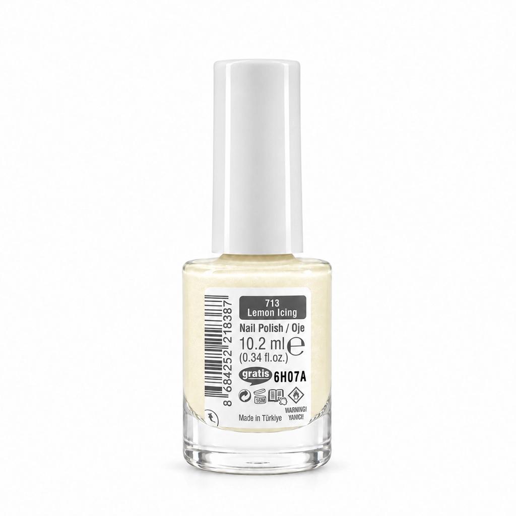 Beaulis Paint It Nail Polish 713 Lemon Icing 8ml