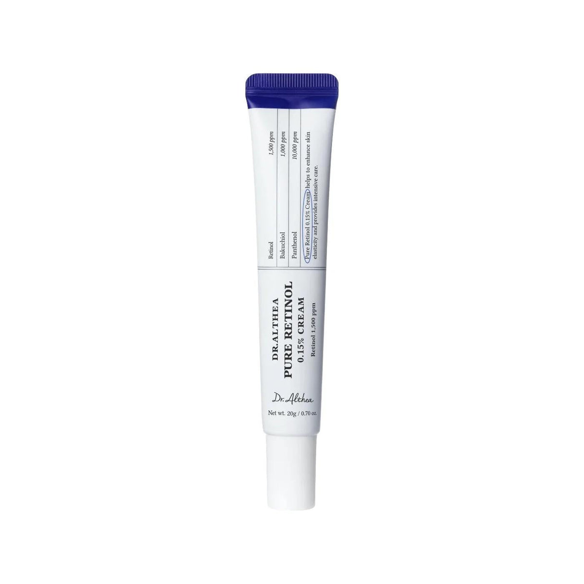 Dr. Althea Pure Retinol 0.15% Cream for Smoothing Fine Lines 20g