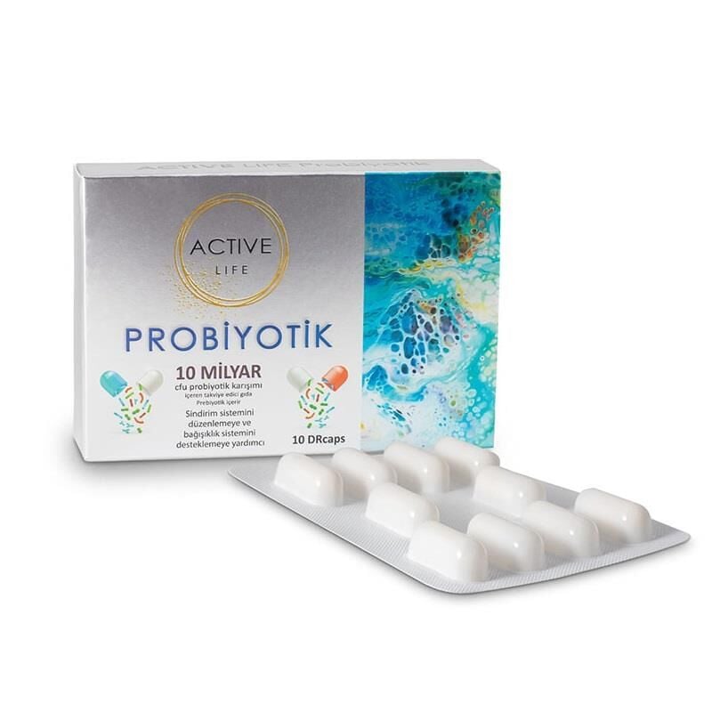Active Life Probiotic 10 Billion CFU Supplement 10 Capsules