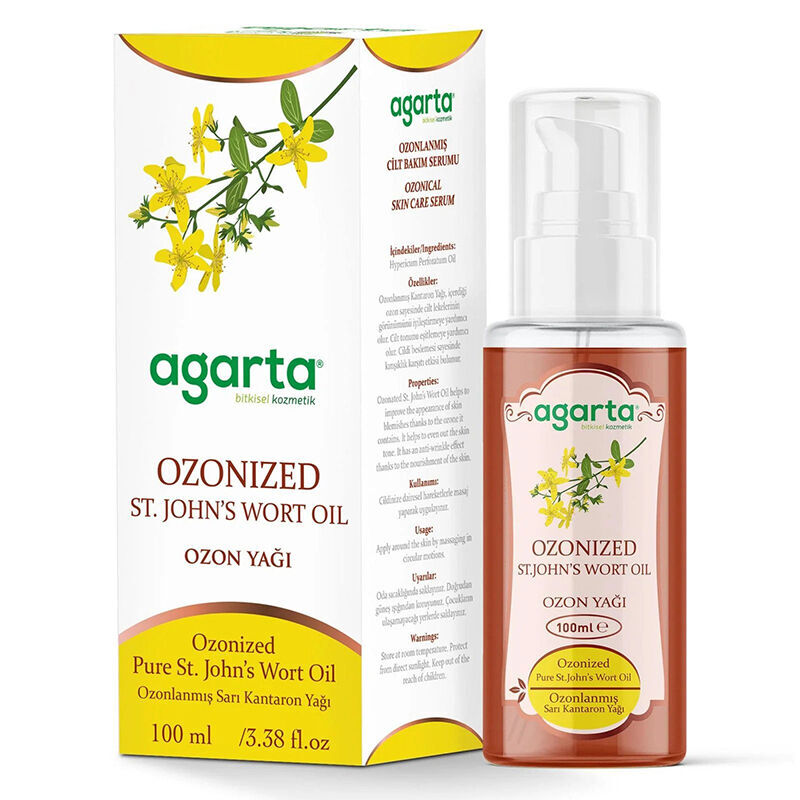 Agarta Ozonated St. John's Wort Oil for Skin Tone 100 ml