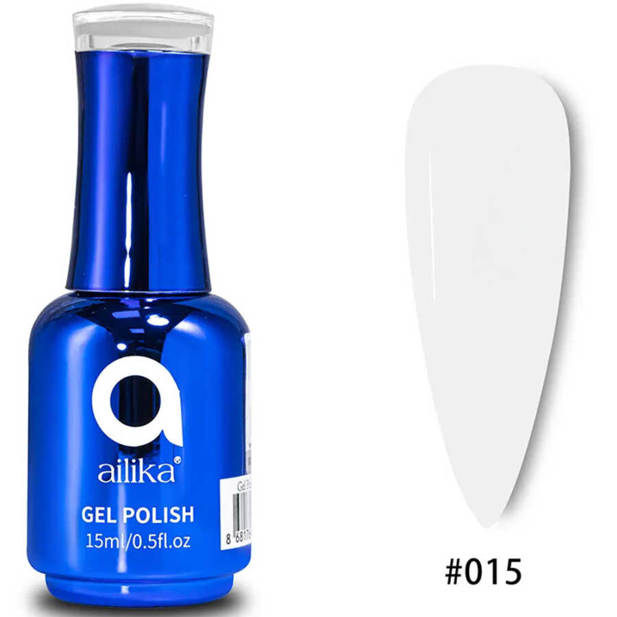 Ailika 015 Gel Nail Polish Sapphire Blue Shimmer 15 ml