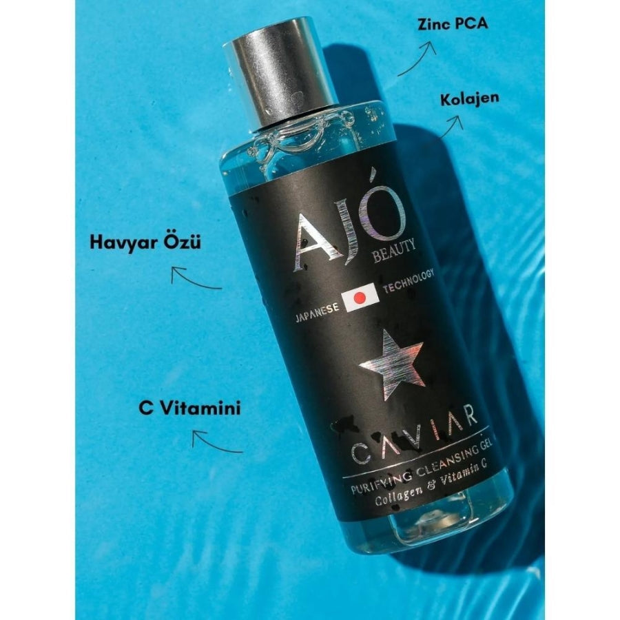 Ajo Beauty Caviar Extract Cleansing Gel for Radiant Skin 250ml