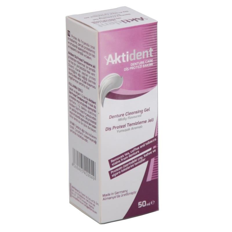 Aktident Denture Cleaning Gel for Daily Care 50ml