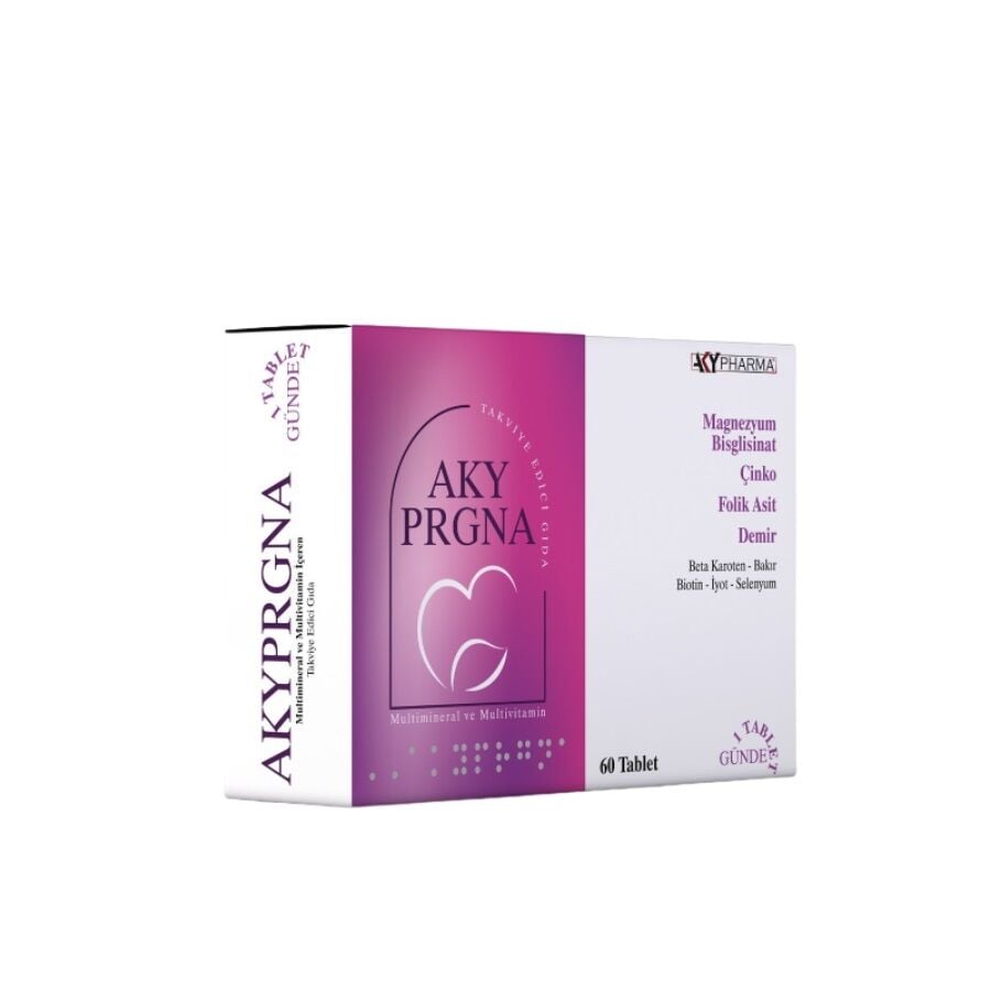 Aky Pharma AKY Prgna Multivitamin Supplement 60 Tablets