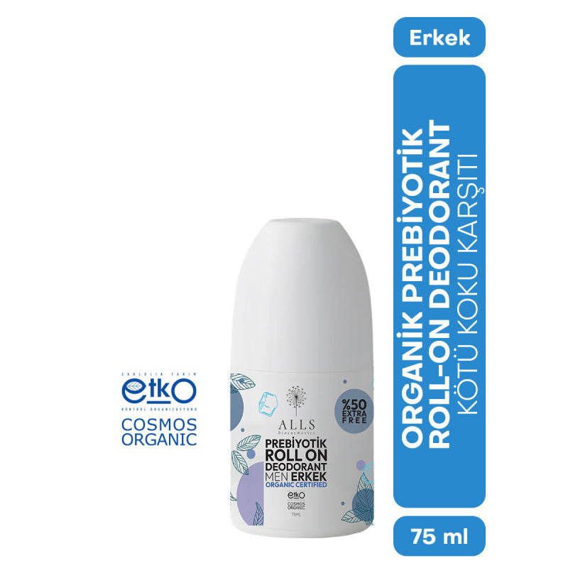Alls Biocosmetics Organic Prebiotic Deodorant for Men 75 ml