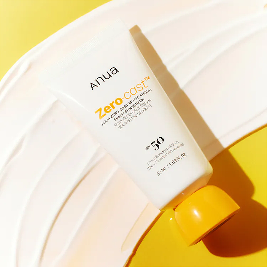 Anua Zero-Cast Moisturizing Finish Sunscreen SPF50 50ml