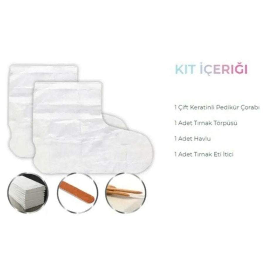 Argan Care Pedicure Set with Keratin & Argan Oil 4 Pieces