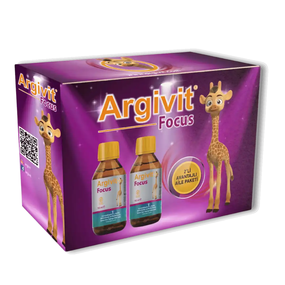Argivit Focus Family Pack Liquid Supplement 2 x 150 ml