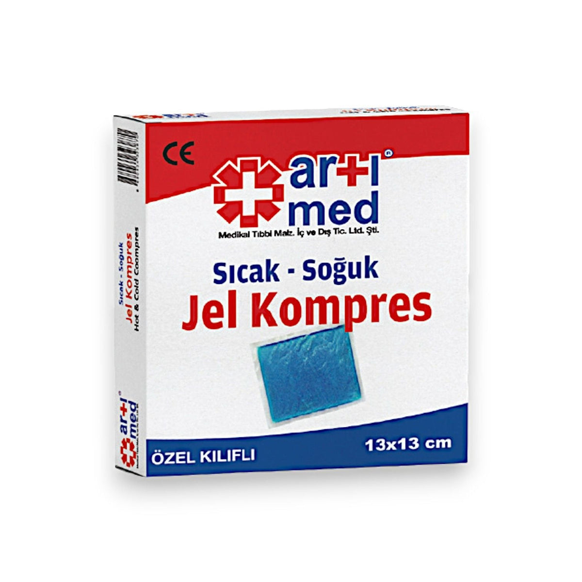 Artimed Hot & Cold Gel Compress with Protective Cover 13x13 cm