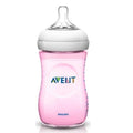 Avent Natural PP Baby Bottle Pink Soft Nipple 260ml
