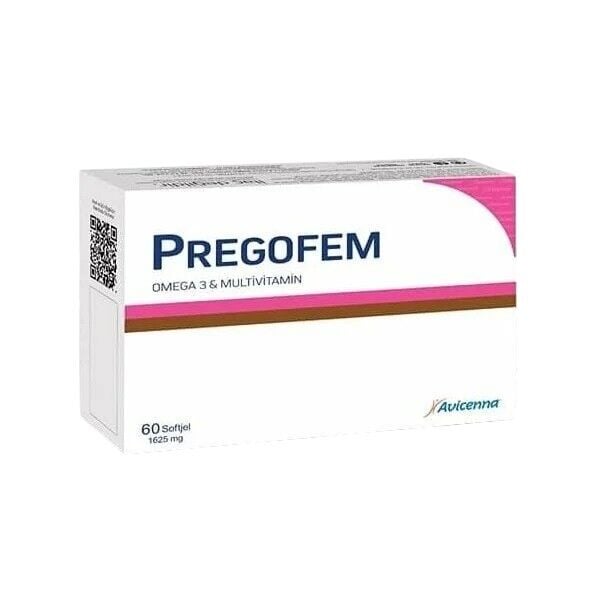 Avicenna Vitamin PregoFem Multivitamin & Omega-3 60 Softgels