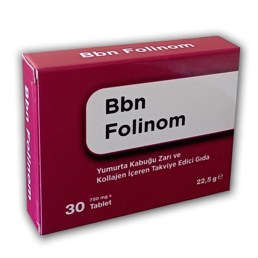 Beka Pharma BBN Folinom Collagen & Eggshell Membrane 30 Tablets