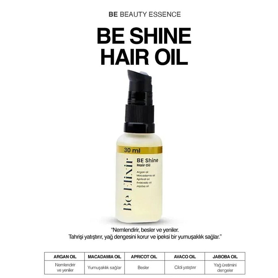 Be Beauty Essence Be Elixir Hair Oil Shine & Smoothness 30 ml