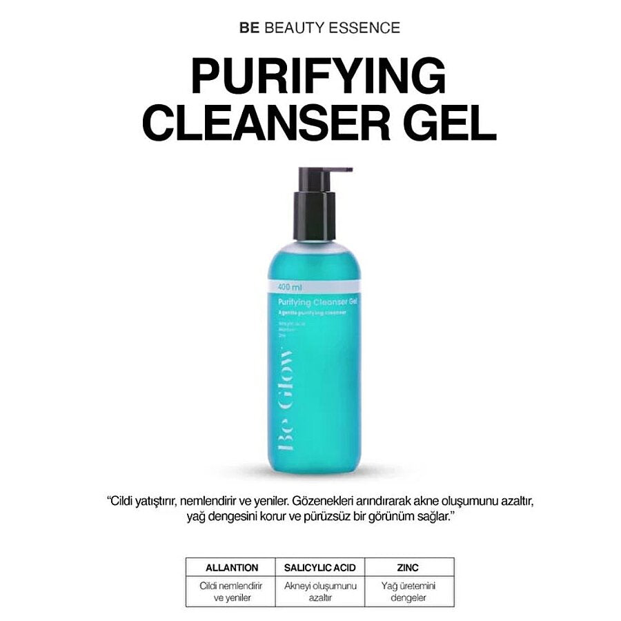 Be Beauty Essence BeGlow Purifying Cleanser Gel 400 ml