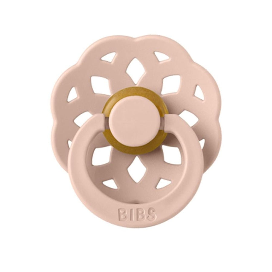 Bibs Boheme Rubber Pacifier Blush Size 1 0-6 Months
