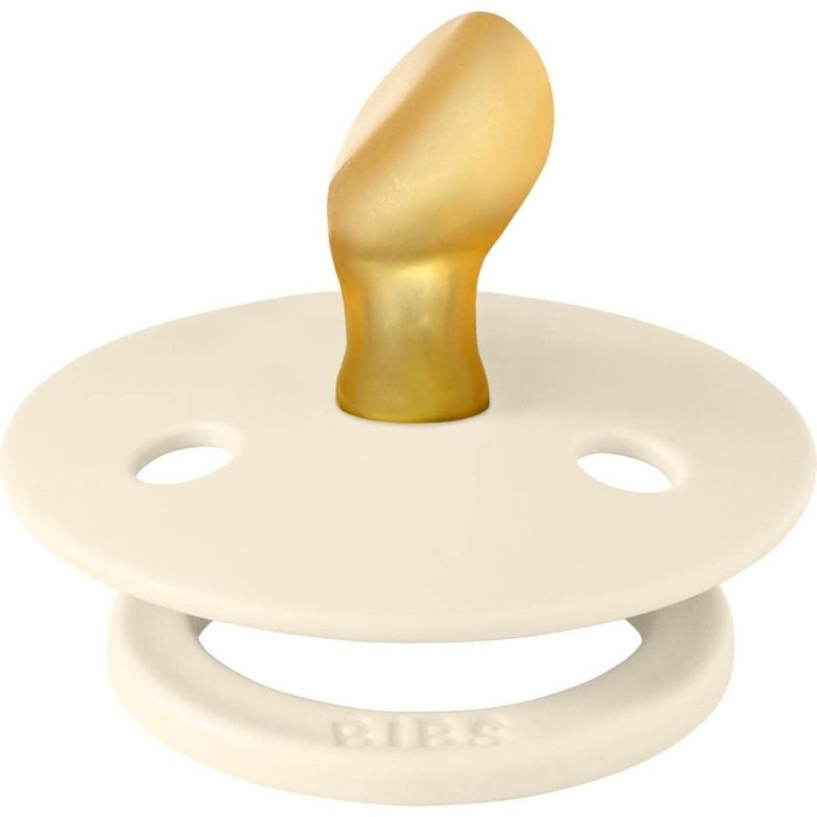 Bibs Colour Anatomical Rubber Pacifier for 0-6 Months Ivory
