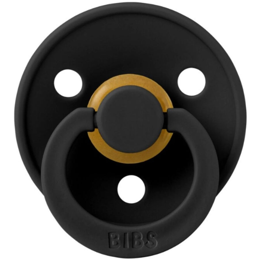 Bibs Colour Natural Rubber Pacifier for 18+ Months Black 1 pc