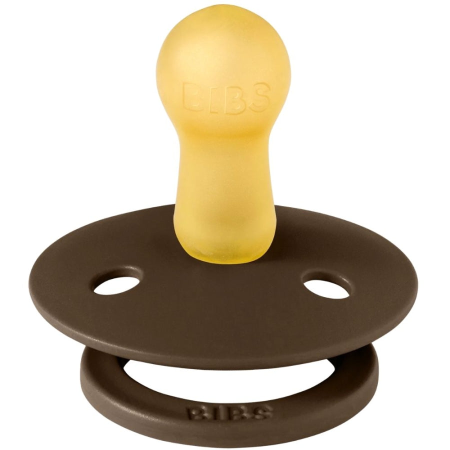 Bibs Colour Natural Rubber Pacifier for 6-18 Months Mocha