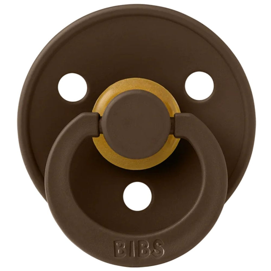 Bibs Colour Natural Rubber Pacifier for 6-18 Months Mocha