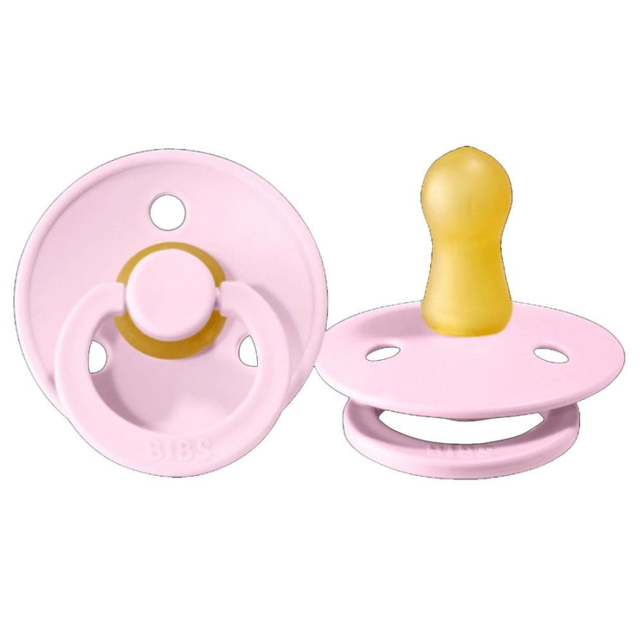 Bibs Colour Rubber Pacifier Baby Pink 0-6 Months