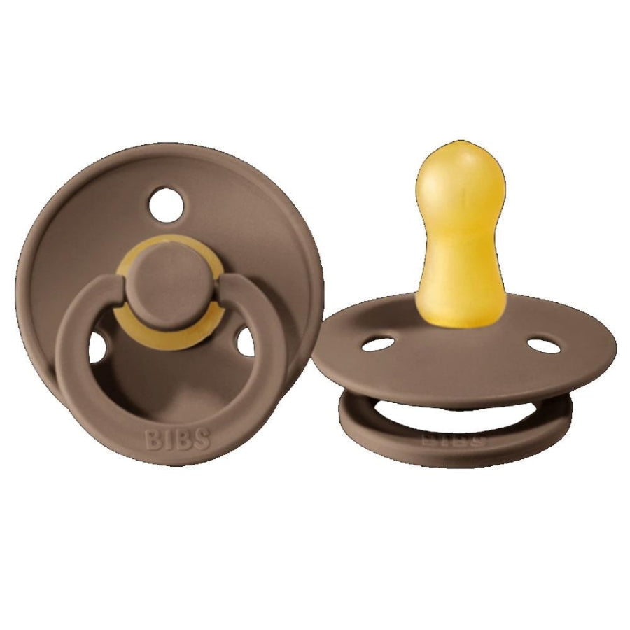 Bibs Colour Natural Rubber Pacifier Dark Oak 6-18 Months
