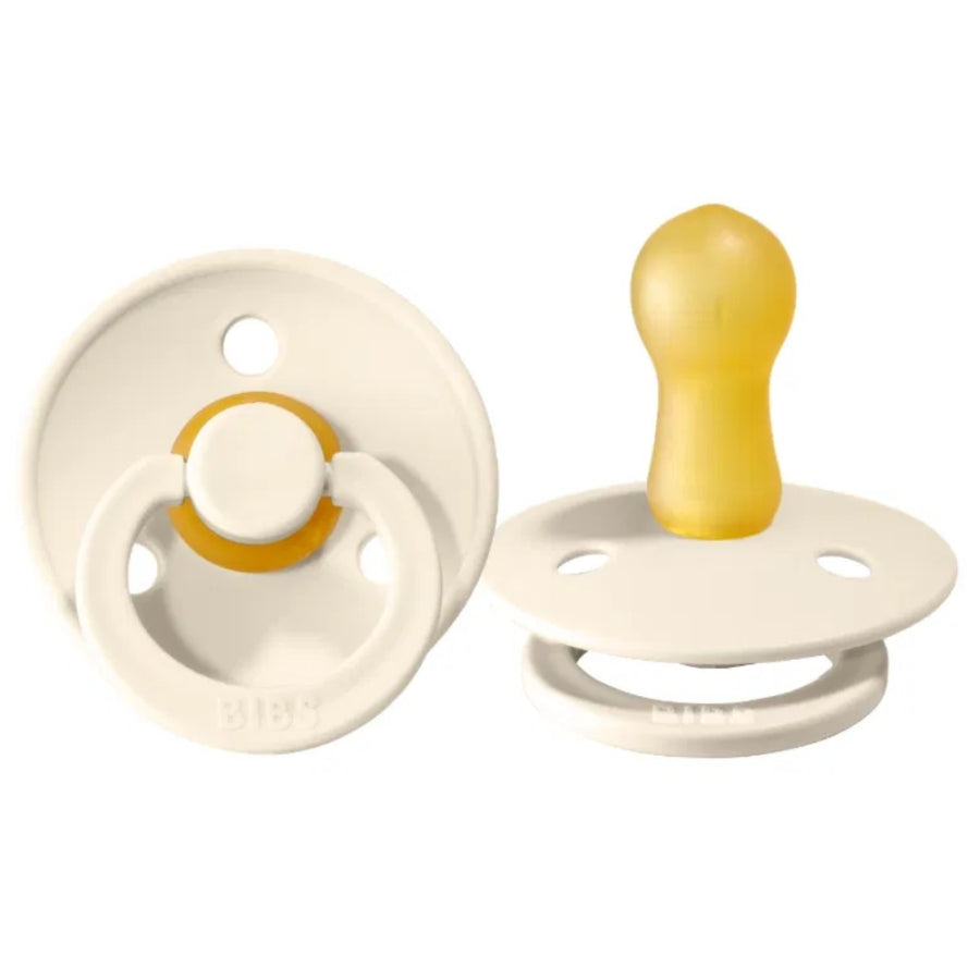Bibs Colour Rubber Pacifier Ivory for 0-6 Months