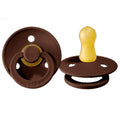 Bibs Colour Rubber Pacifier Mocha for 0-6 Months