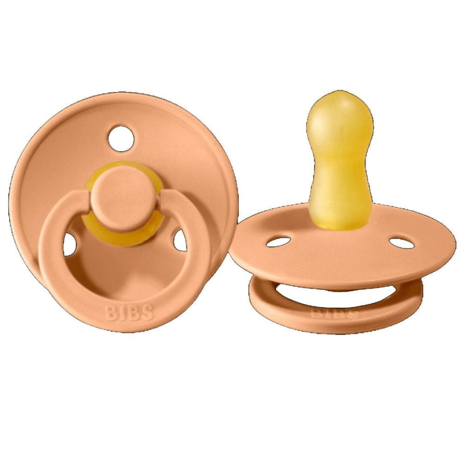 Bibs Colour Rubber Pacifier Peach Size 2 6-18 Months