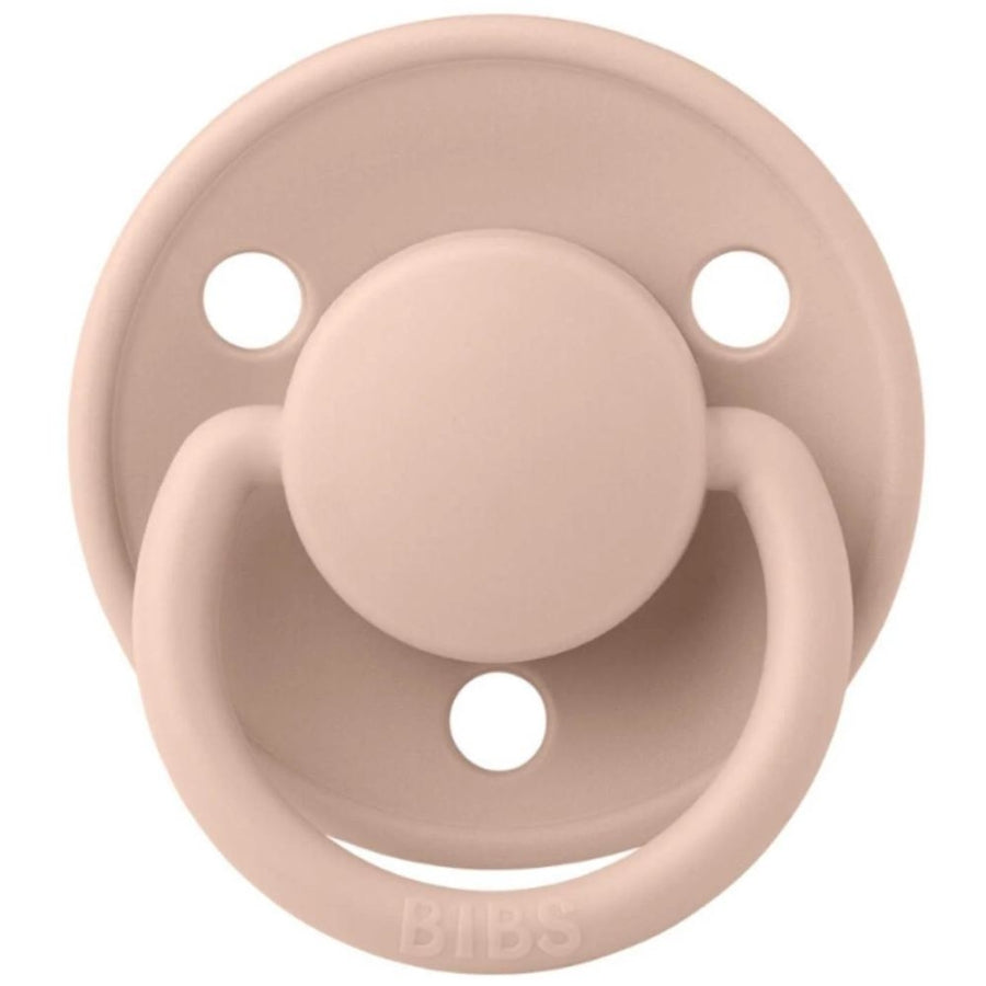 Bibs De Lux Silicone Pacifier for 0-36 Months in Blush