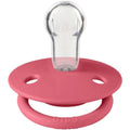 Bibs De Lux Silicone Pacifier for 0-36 Months Coral 1 Pack
