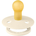 Bibs Studio Colour Block Rubber Pacifier 6+ Months Ivory & Steel Blue