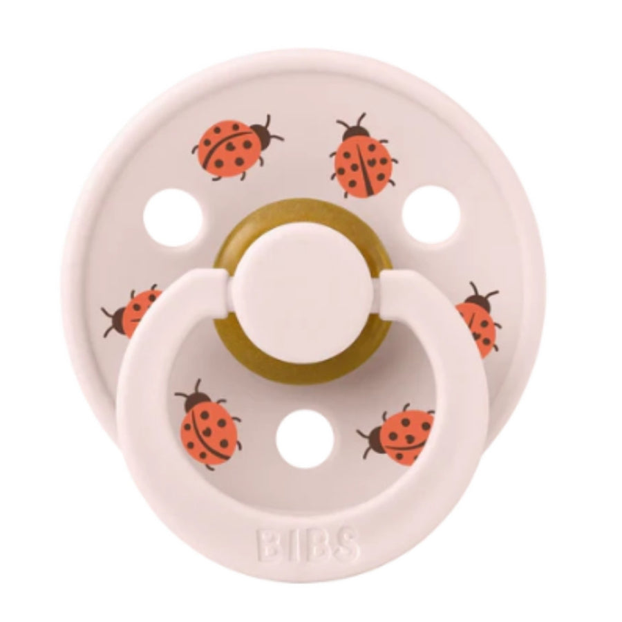 Bibs Studio Colour Ladybug Friends Pacifier Petal Size 1 0-6m